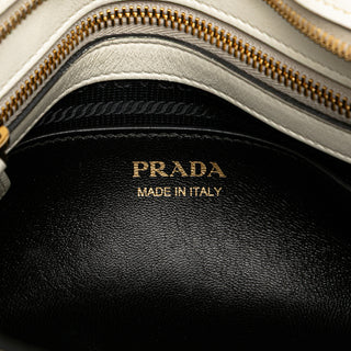 Prada Saffiano And City Calf Esplanade Satchel