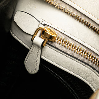 Prada Saffiano And City Calf Esplanade Satchel