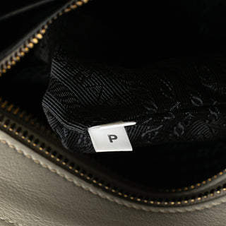 Prada Saffiano And City Calf Esplanade Satchel