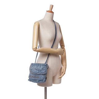Chanel Mini Denim Studded 22 Handbag