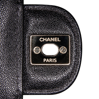 Chanel CC Bicolor Quilted Caviar Single Flap