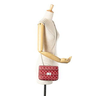 Valentino Small Lambskin Free Rockstud Spike Satchel