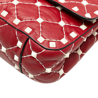 Valentino Small Lambskin Free Rockstud Spike Satchel