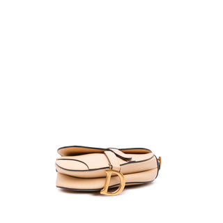 Dior Mini Grained Calfskin Saddle Bag