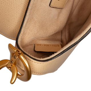 Dior Mini Grained Calfskin Saddle Bag