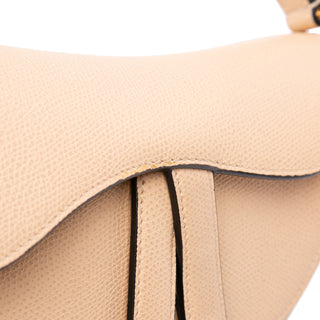 Dior Mini Grained Calfskin Saddle Bag