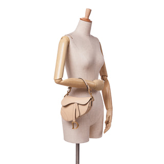 Dior Mini Grained Calfskin Saddle Bag