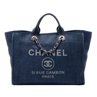 Chanel Medium Canvas Deauville Tote