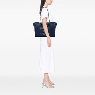 Chanel Medium Canvas Deauville Tote