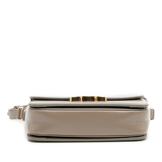 Celine Teen Shiny Calfskin Triomphe Crossbody