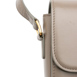 Celine Teen Shiny Calfskin Triomphe Crossbody