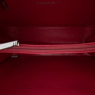 Chanel Small Caviar Striped CC Filigree Vanity Case