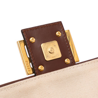 Fendi Sarah Coleman Zucca Embroidered Canvas