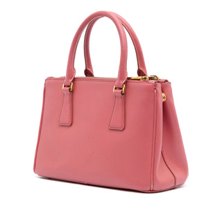 Prada Small Saffiano Lux Galleria Double Zip Satchel
