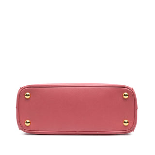 Prada Small Saffiano Lux Galleria Double Zip Satchel