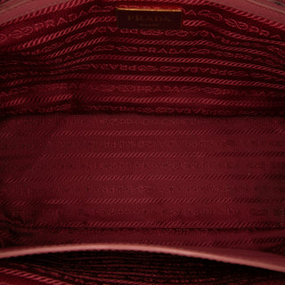 Prada Small Saffiano Lux Galleria Double Zip Satchel