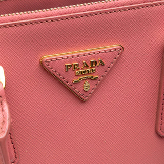 Prada Small Saffiano Lux Galleria Double Zip Satchel