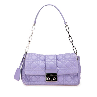 Dior Lambskin Cannage New Lock Flap Shoulder Bag