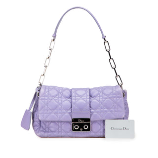 Dior Lambskin Cannage New Lock Flap Shoulder Bag