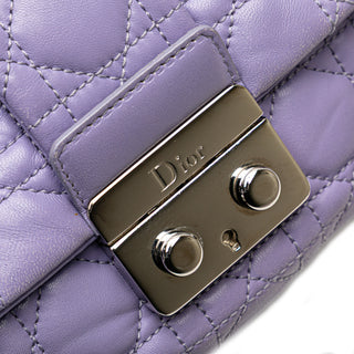 Dior Lambskin Cannage New Lock Flap Shoulder Bag