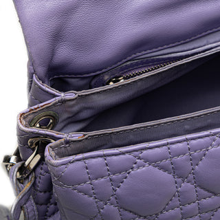 Dior Lambskin Cannage New Lock Flap Shoulder Bag