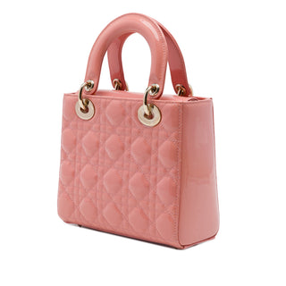 Dior Small Patent Cannage Lady Dior