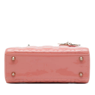 Dior Small Patent Cannage Lady Dior