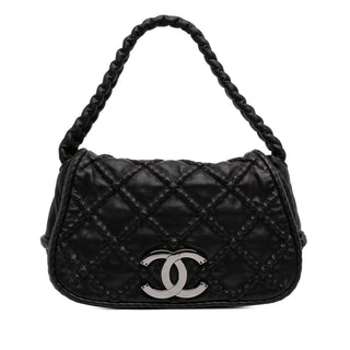 Chanel CC Quilted Lambskin Hidden Chain Flap