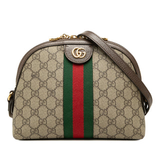 Gucci Small GG Supreme Web Ophidia Dome Crossbody