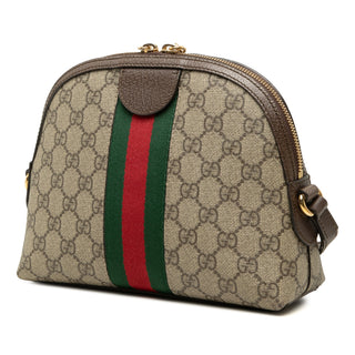 Gucci Small GG Supreme Web Ophidia Dome Crossbody