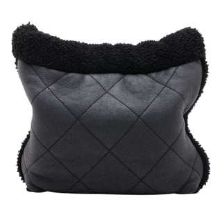 Chanel Small Quilted Aged Lambskin and Shearling 22 Handbag