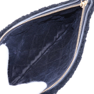 Chanel Small Quilted Aged Lambskin and Shearling 22 Handbag