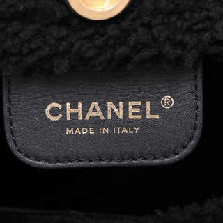 Chanel Small Quilted Aged Lambskin and Shearling 22 Handbag