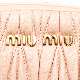 Miu Miu Matelasse Lambskin Crossbody