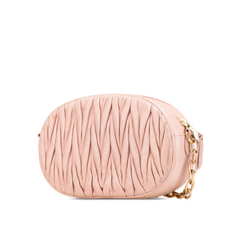 Miu Miu Matelasse Lambskin Crossbody
