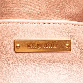 Miu Miu Matelasse Lambskin Crossbody