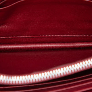 Miu Miu Matelasse Lambskin Strass Embellished Wallet On Chain