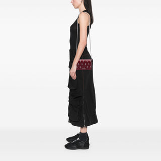 Miu Miu Matelasse Lambskin Strass Embellished Wallet On Chain
