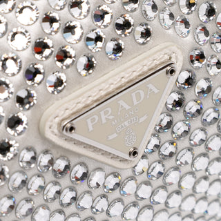 Prada Mini Satin Crystal Re Edition 2000 Shoulder Bag