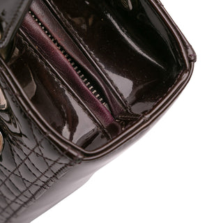 Dior Medium Patent Cannage Lady Dior