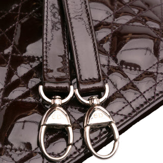 Dior Medium Patent Cannage Lady Dior