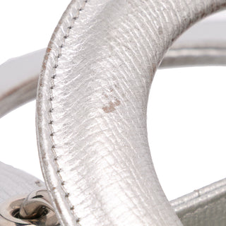 Dior lady Small Metallic Grained