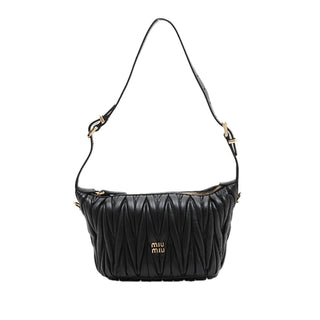 Miu Miu Matelasse Leather Shoulder Bag