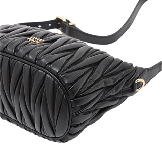 Miu Miu Matelasse Leather Shoulder Bag
