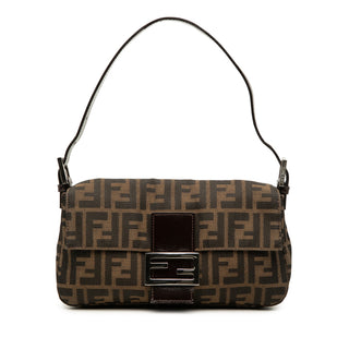Fendi Zucca Canvas Baguette