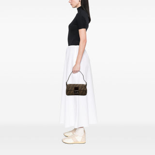 Fendi Zucca Canvas Baguette