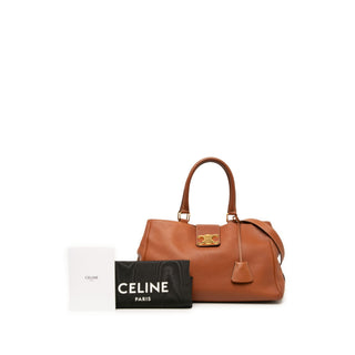 Celine Medium Supple Calfskin Appoline Satchel