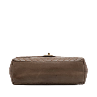 Chanel Jumbo Chevron Iridescent Calfskin Surpique Flap