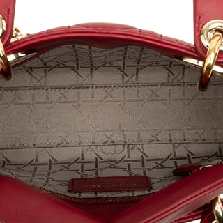 Dior Mini Lambskin Cannage Lady Dior