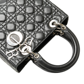 Dior Medium Lambskin Cannage Lady